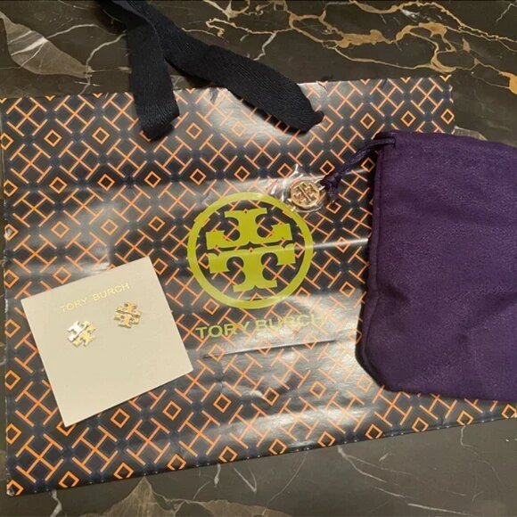 .Tory Burch Gold and Silver Earrings. - Picture 1 of 3